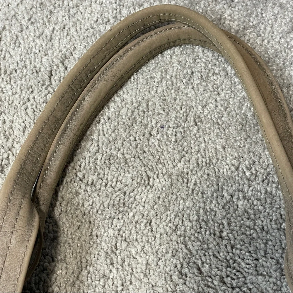 DV by Dolce Vita Large Gray Taupe Fringe Hobo‎ Bag